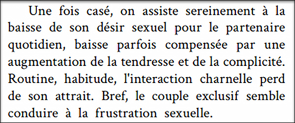 Baisse du désir sexuel