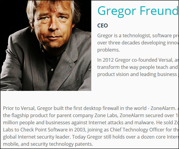 Gregor Freund, patron de Zone Labs