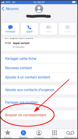 Comment Bloquer Un Num Ro Iphone