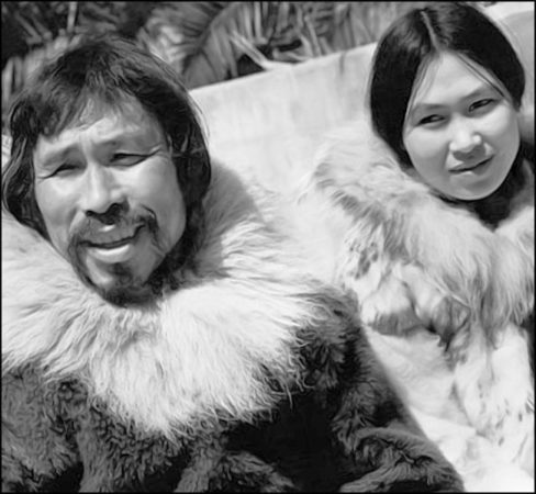 Femme Inuit offerte à un étranger