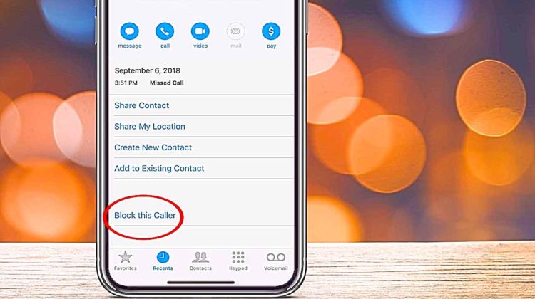 comment bloquer un téléphone sur iphone