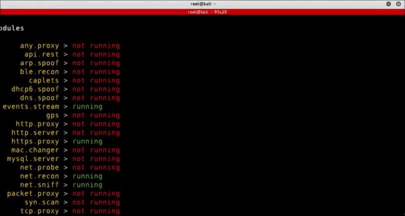Bettercap Kali