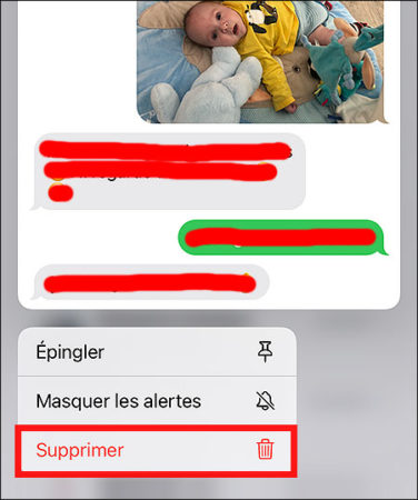 supprimer tous les sms iphone d un coup