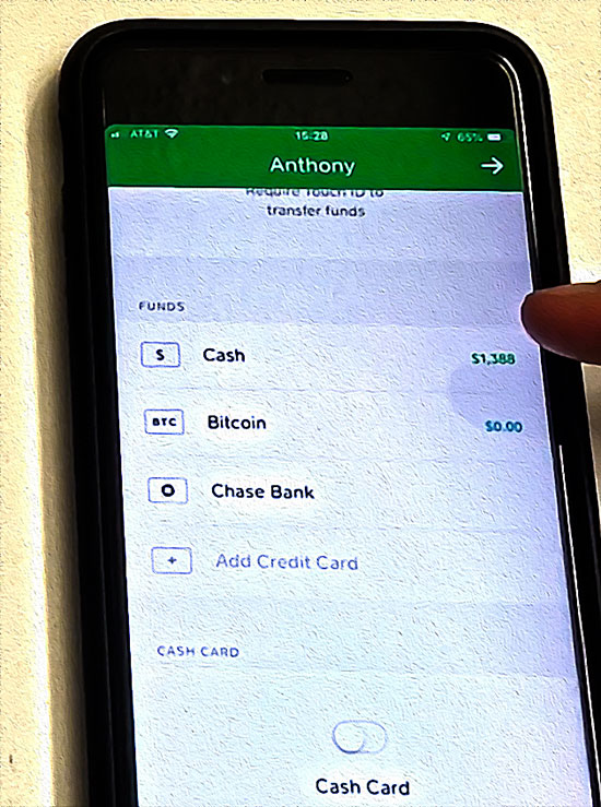 Cash app bitcoin bank