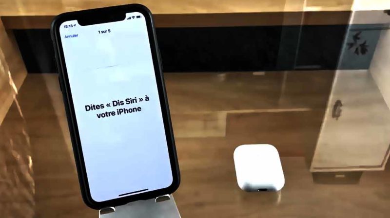 Connexion des Airpods avec Siri