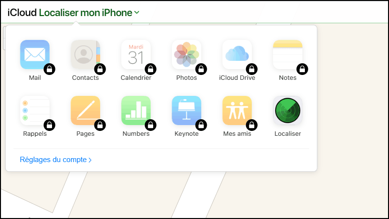 iCloud : Localiser mon iPhone