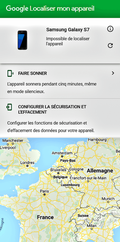 comment trouver mon telephone volé avec gmail
