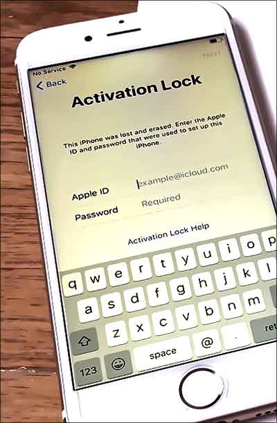 activation lock apple id
