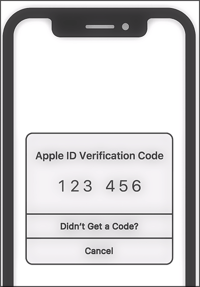 Code de vérification apple id