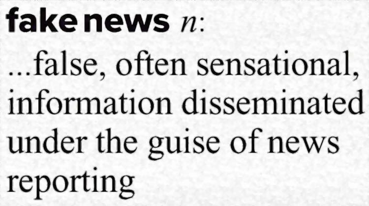 Définition de la fake news