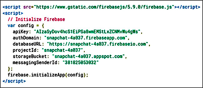 Phishing Snapchat Firebase