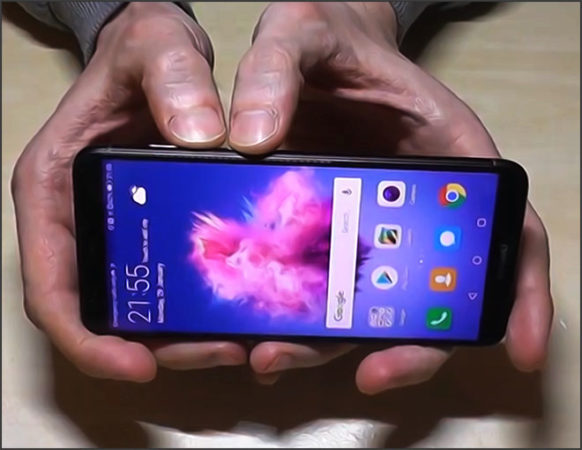 Première manière de faire une capture d'écran sur un Huawei