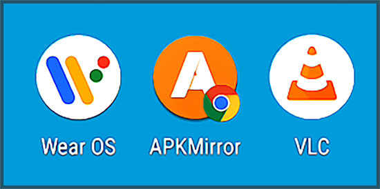Icone ApkMirror sur un Android