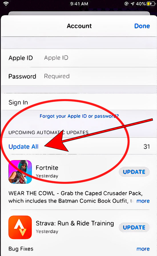 Nouveauté des mises à jour sur iOS13