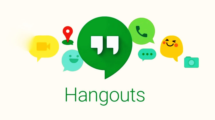 Bannière Google Hangouts