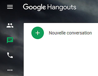 Interface Google Hangouts