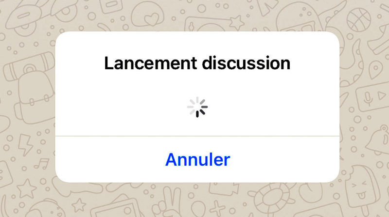 discussion avec soi-même sur Whatsapp