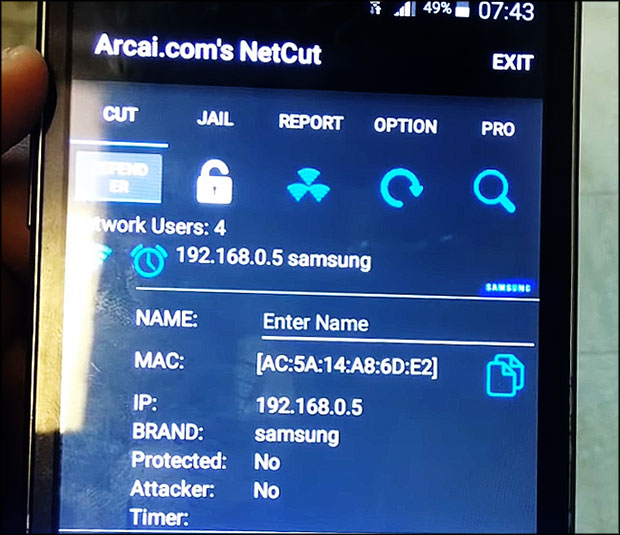 L'application Arcai Netcut pour Android