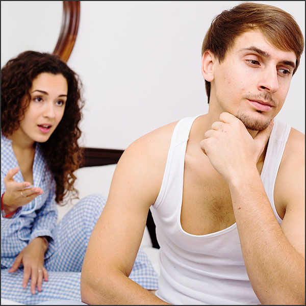 discussion animee entre mari et femme
