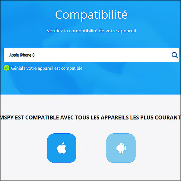 Téléphones compatibles avec mSpy