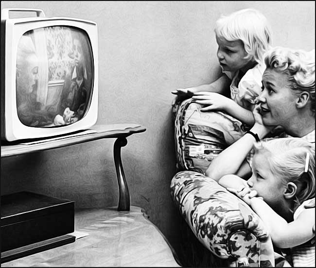 La télé dans les années 40