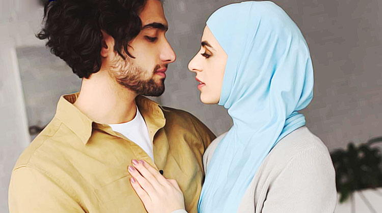 Embrasser sa femme dans l'Islam