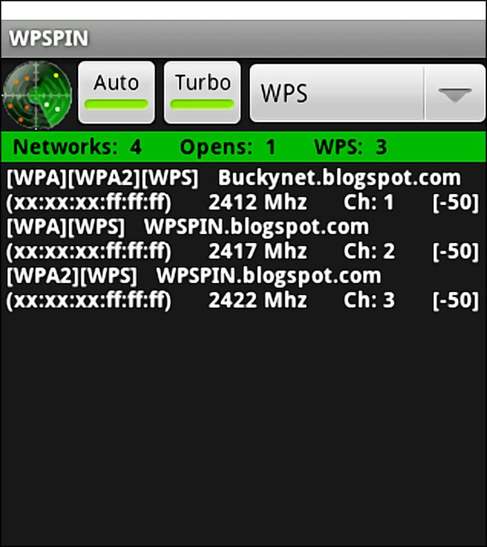 WPSPIN. WPS Wireless Scanner