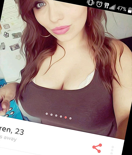 example girl on tinder