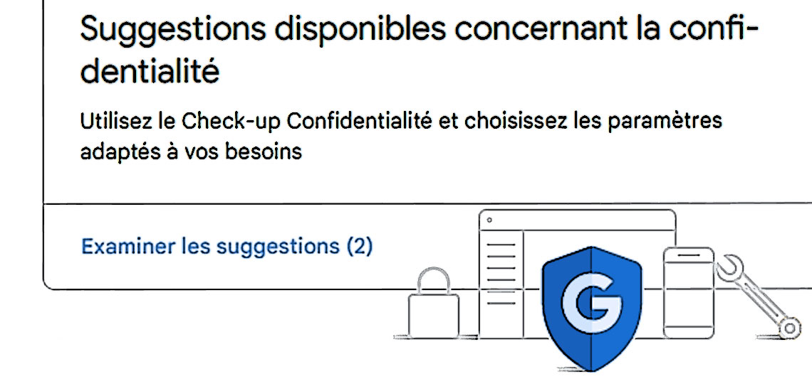 confidentialite compte google