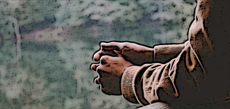 un homme hesite a accorder sa confiance