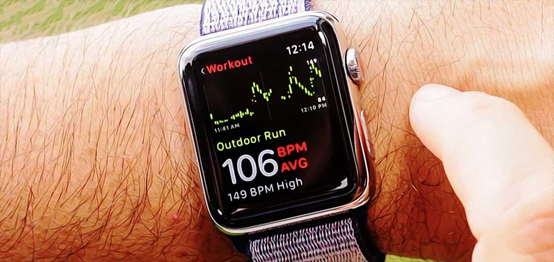 smartwatch avec application workout