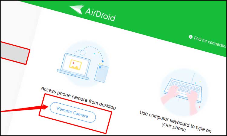 airdroid remote camera