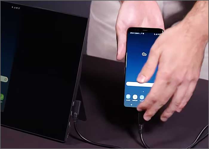 connexion moniteurs portables aux smartphones android