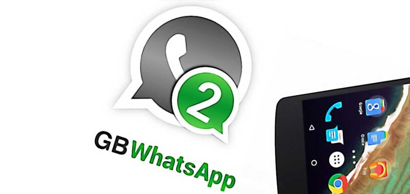 Logo GBWhatsApp sur smartphone.