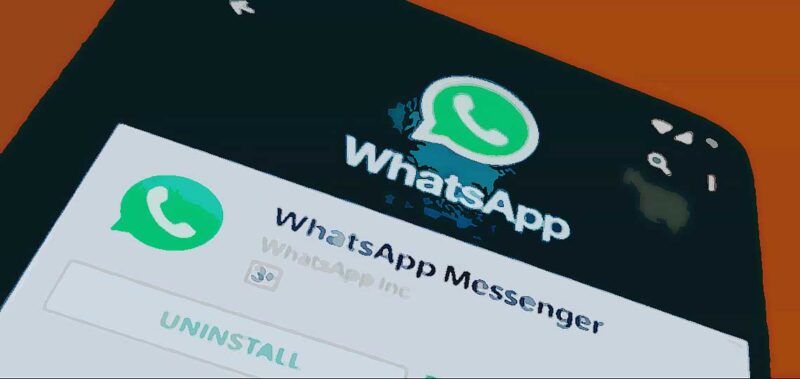 Application WhatsApp Messenger sur smartphone.