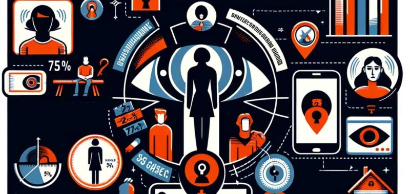Illustration abstraite de cybersécurité et technologie digital.