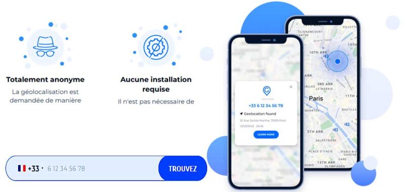 Application mobile de géolocalisation anonyme.