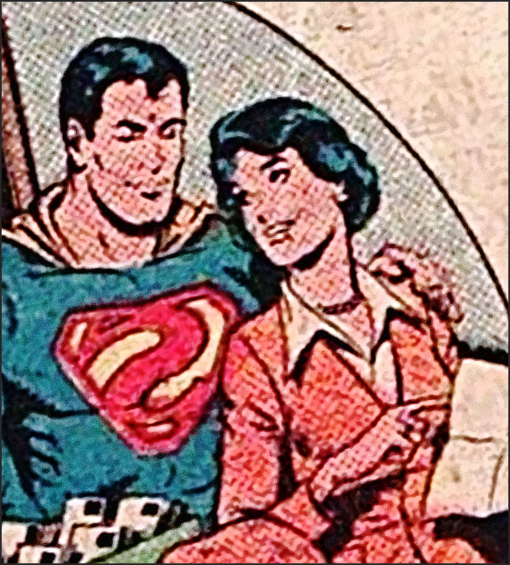 superman avec femme