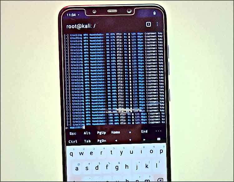 cracker un mot de passe sur android