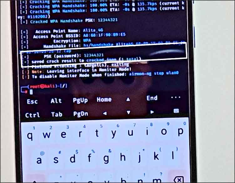 hack psk password android