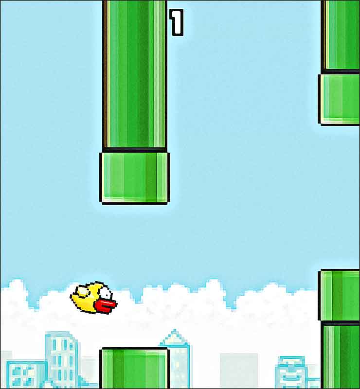 flappy bird screenshot 2