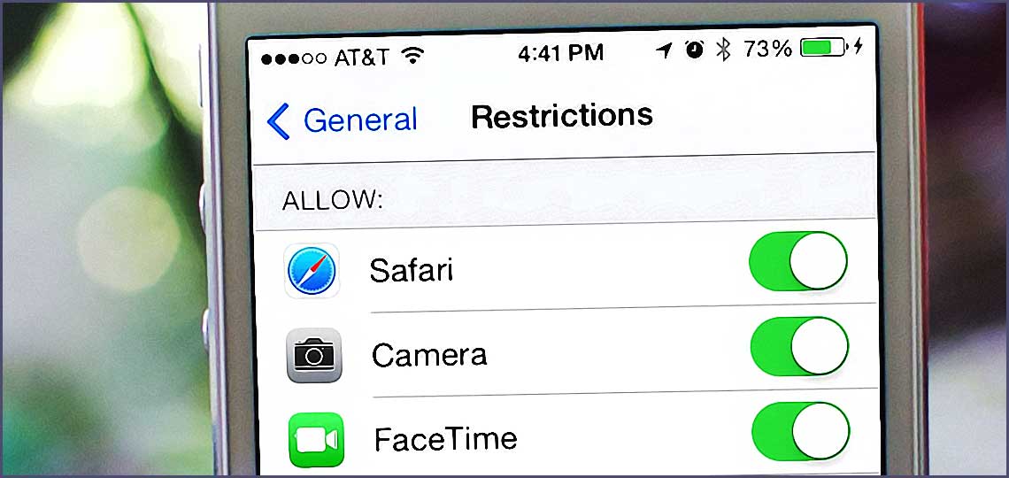 restrictions apple iphone